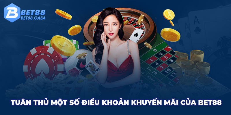 Tuân thủ một số điều khoản khuyến mãi của Bet88 